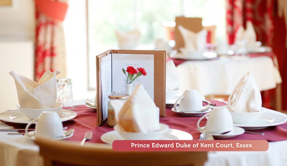 Prince Edward Duke of Kent Court Essex Dining Room